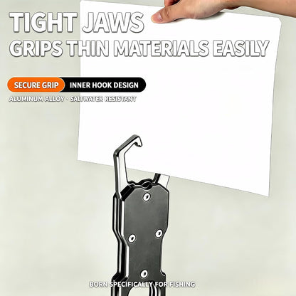 Fishing Gripper 2-in-1 Rotatable Angling Lip Grabber with Scale