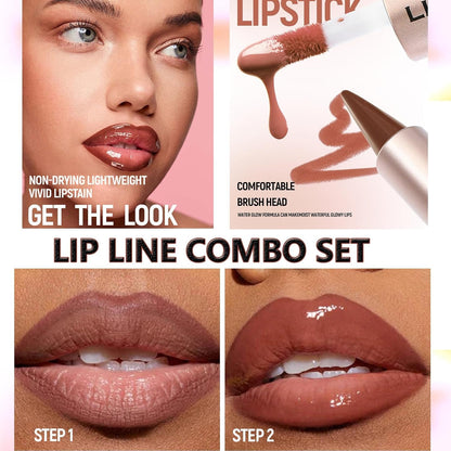 2-in-1 Double-Ended Matte Lip Liner & Lip Gloss Duo