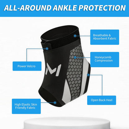 2 Pack/Set Ankle Braces - Adjustable Figure-Eight Stabilizers