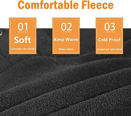 Unisex Adult Solid Color Winter Warm Sports Gear Set
