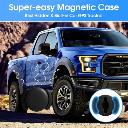 Mini GPS Tracker for Vehicles – Real-Time Location Tracker with Magnetic Case for Cars, Pets, Keys & Wallet