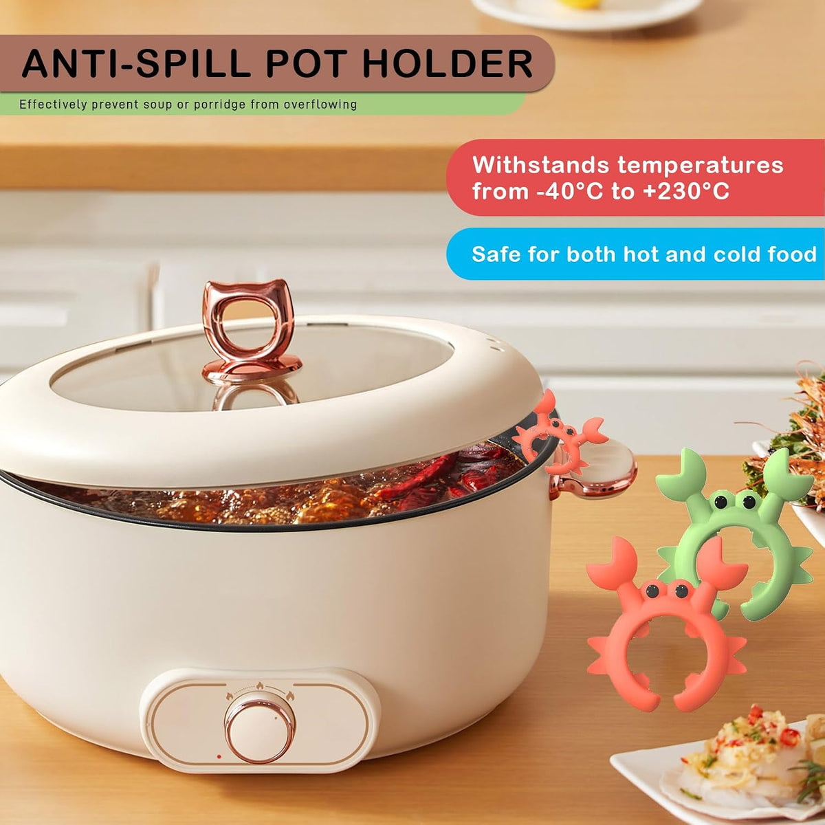 Creative Crab Shaped Spatula Rack