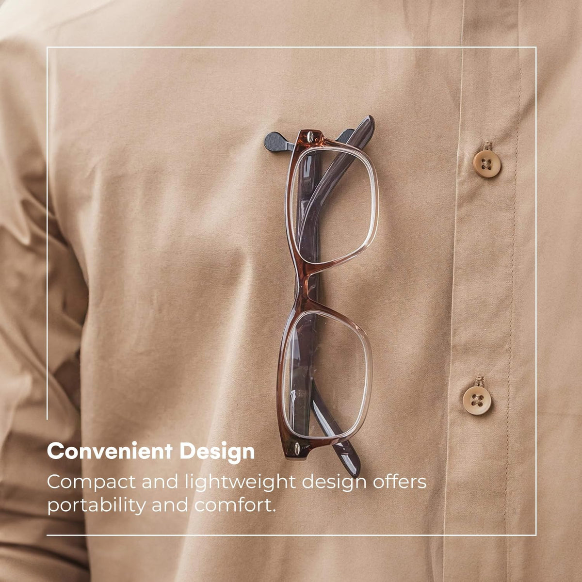 3Pcs Magnetic Eyeglass Holder - Strong and Secure, Easy Clip-On