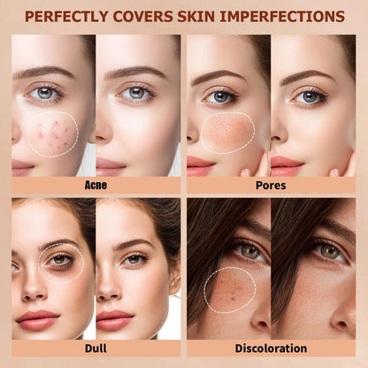 Full Coverage Concealer Balm, for Dark Circles & Blemishes,for Any Skin