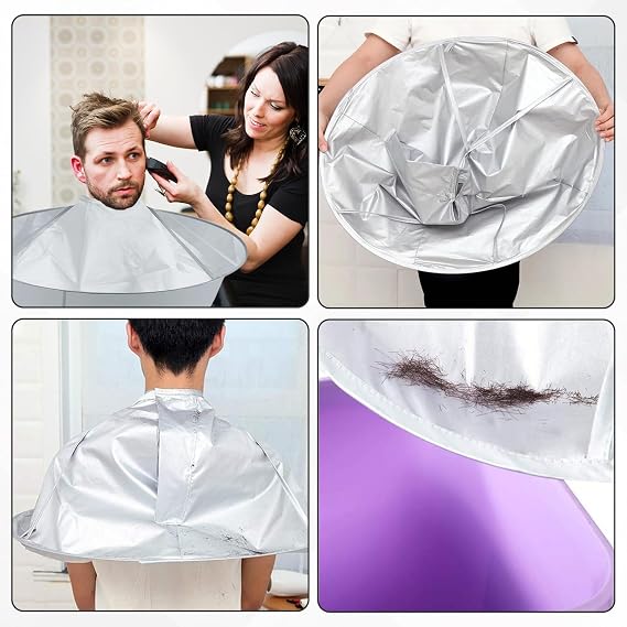 Portable Waterproof Hair Cutting Cape, Reusable Barber Apron