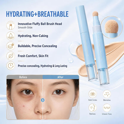 2-in-1 Dual-Effect Concealer & Foundation Pen