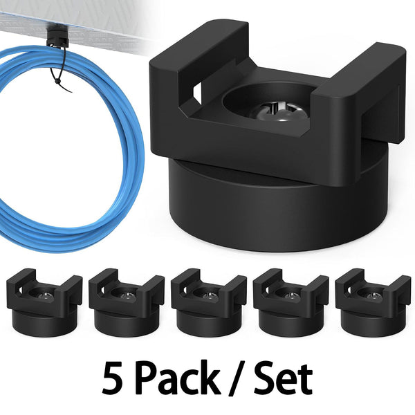 5 Pcs Heavy-Duty Magnetic Cable Tie Mounts