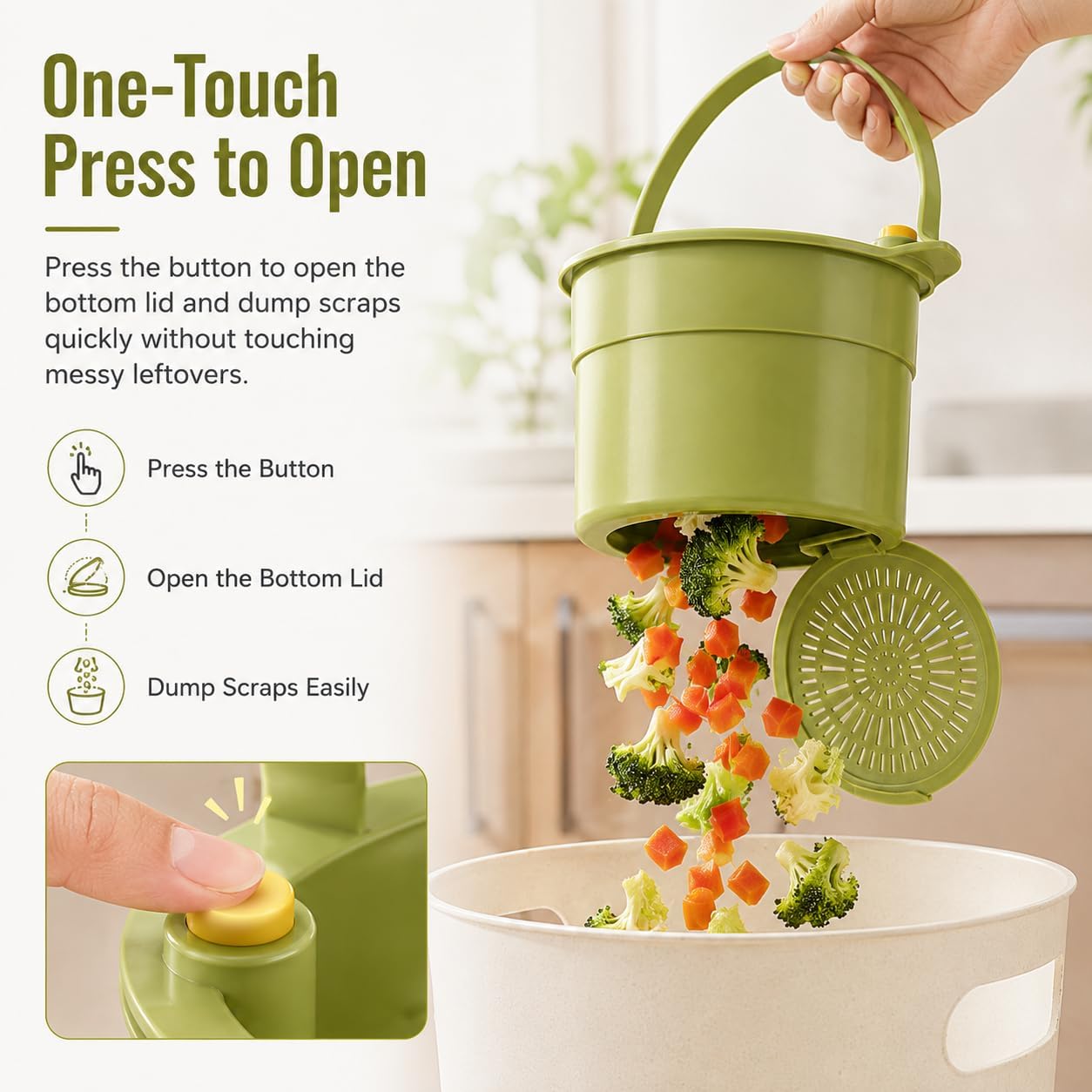 Hanging Sink Drain Basket for Kitchen Faucet Food Catcher