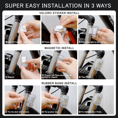Wireless Remote Control Anti-Collision LED Strobe Lights Kit