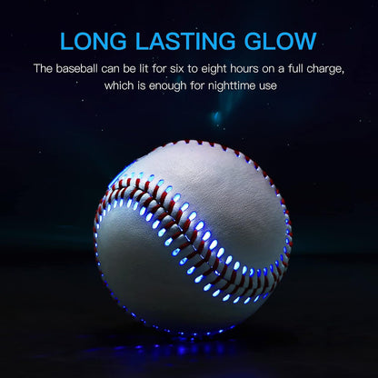 Glow-in-the-Dark Baseball – Rechargeable LED Light-Up Ball