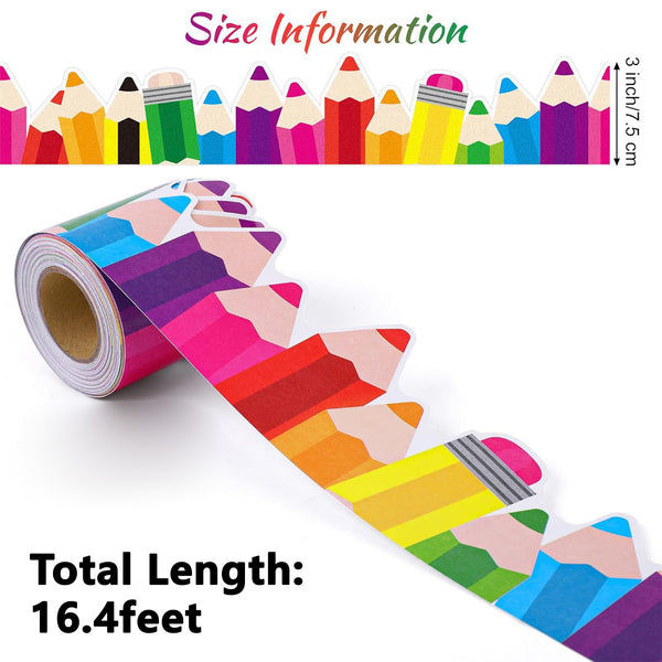 Colorful Pencil Bulletin Board Borders
