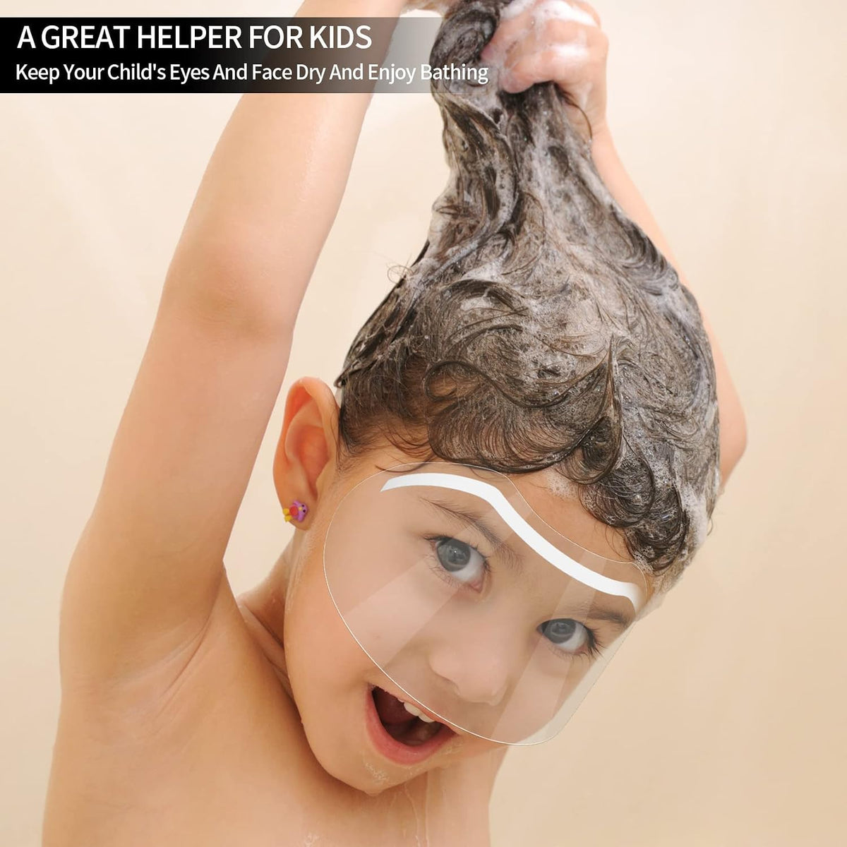 50 Pcs Shower Face Shield Disposable Eye Shield