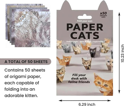 3D Origami Paper Toys, 50 Sheets DIY Origami Paper  Fun Creative Art Project