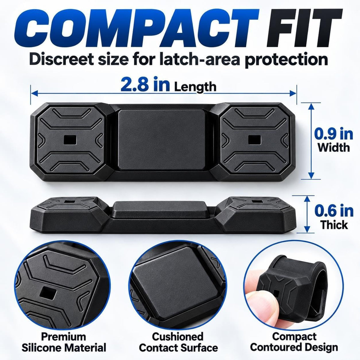 4Pcs Magnetic Silicone Door Latch Covers