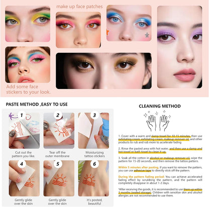 5 Pcs Waterproof Eyeshadow Stickers – Easy Eye Makeup Tape for Natural & Long-Lasting Eye Look