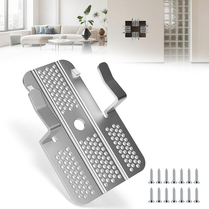 Professional Hole Repair Patch Kit for Wall and Sheetrock, Strong Metal Backing Clips with Screws