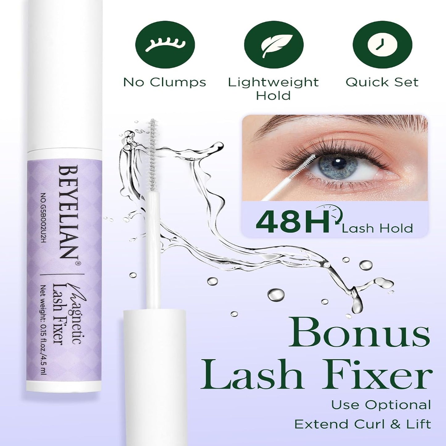 Magnetic False Eyelashes—No Glue Needed, Reusable
