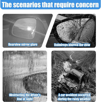 4PCS Waterproof Car Window Film for Rain