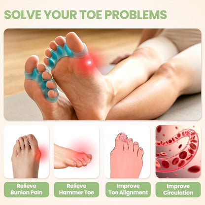 5-Hole Toe Separator for Overlapping Toes