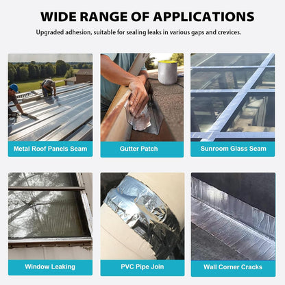 Butyl Waterproof Tape for Leak-Proof Patching of Windows, Glass, Boats, Pipes