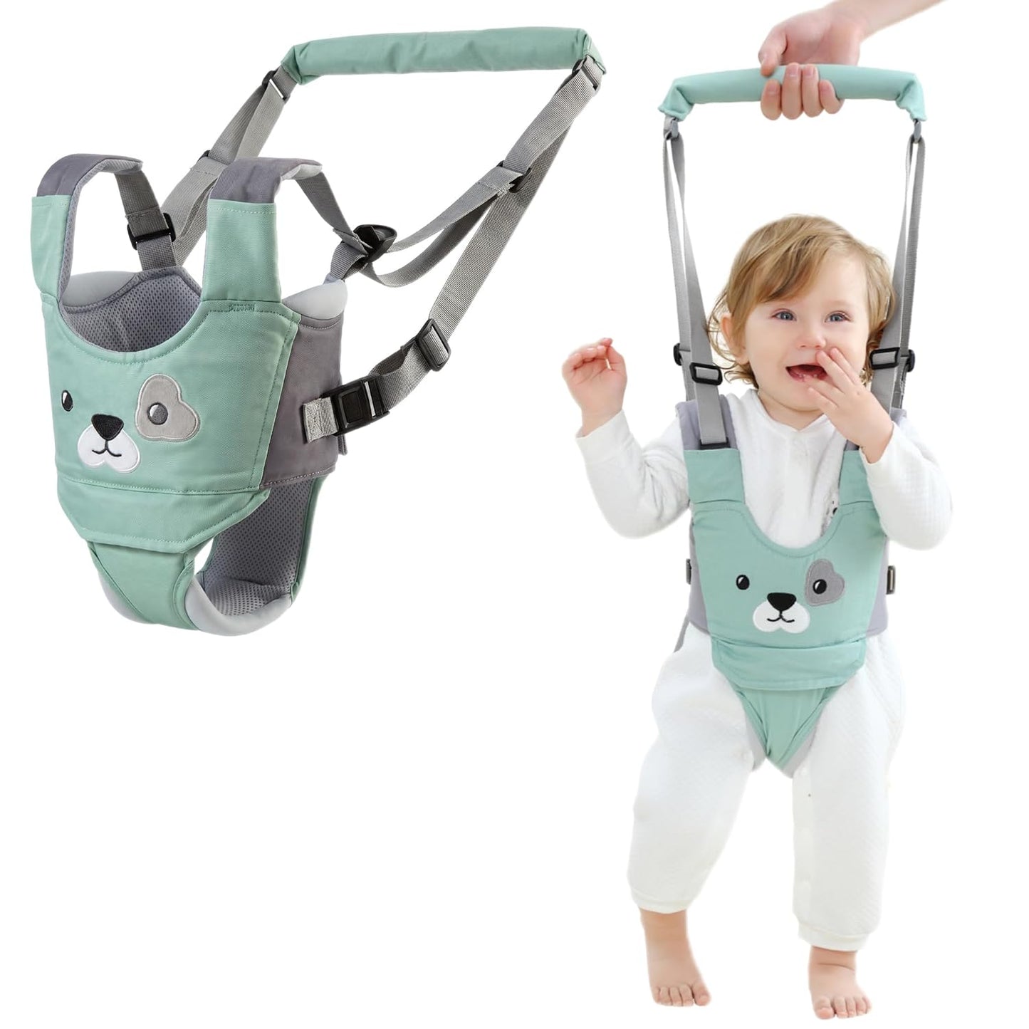 Adjustable Handheld Baby Walker Safety Stand and Walk Baby Walking Helper