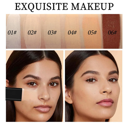 2-in-1 Concealer & Foundation Stick with Built-in Brush