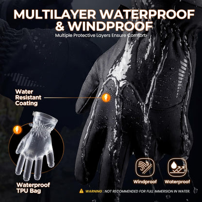 Winter Waterproof Ski Snow Warm Gloves