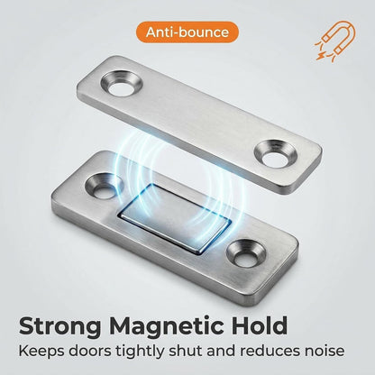 10 Pack Ultra Thin Magnetic Latch Easy to Install Cabinet Magnets