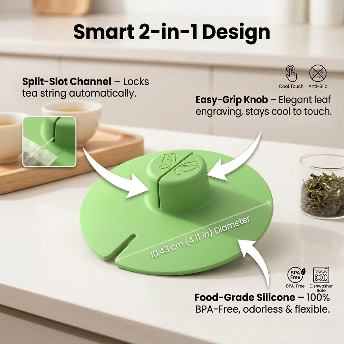 Silicone Tea Bag Holder Tea Bag Squeezer