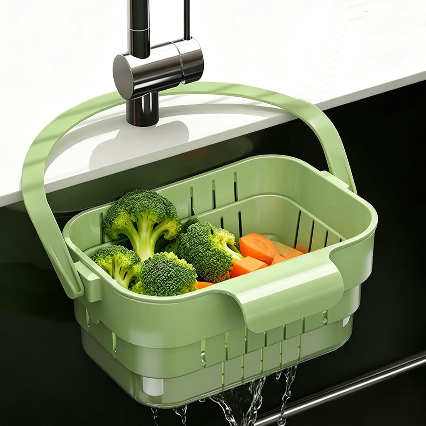 Hanging Sink Drain Basket for Efficient Drainage & Waste Collection