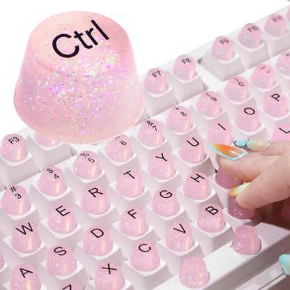 Keyboard Stickers for Long Nails