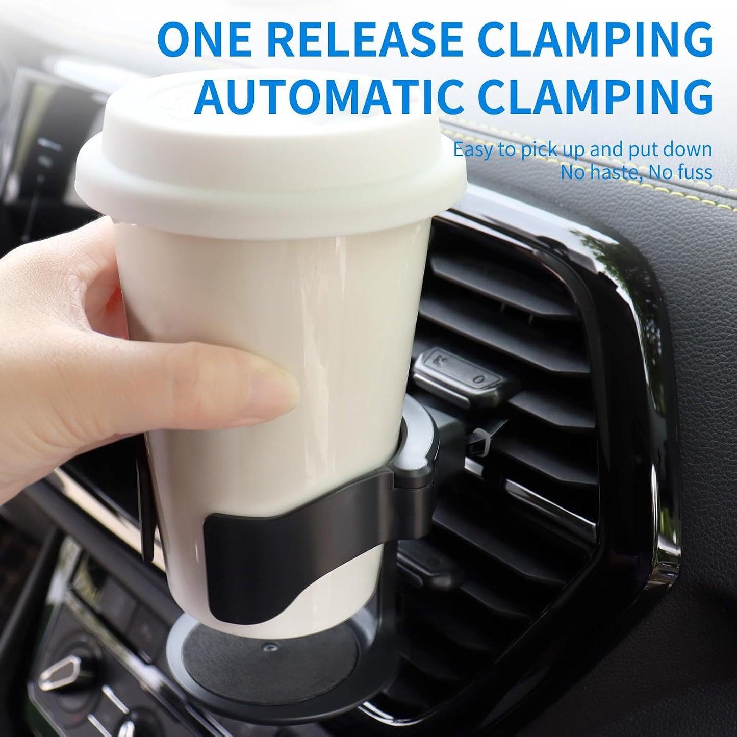 2 Pack Car Cup Holder – Car Air Vent Cup Holder Expander