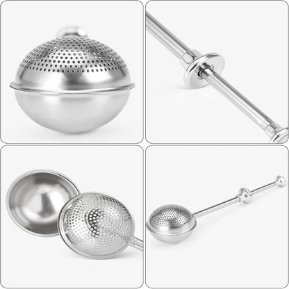 Flour Sifter for Baking, Sugar Shaker Duster;Tea Infuser,Tea Strainer Steeper
