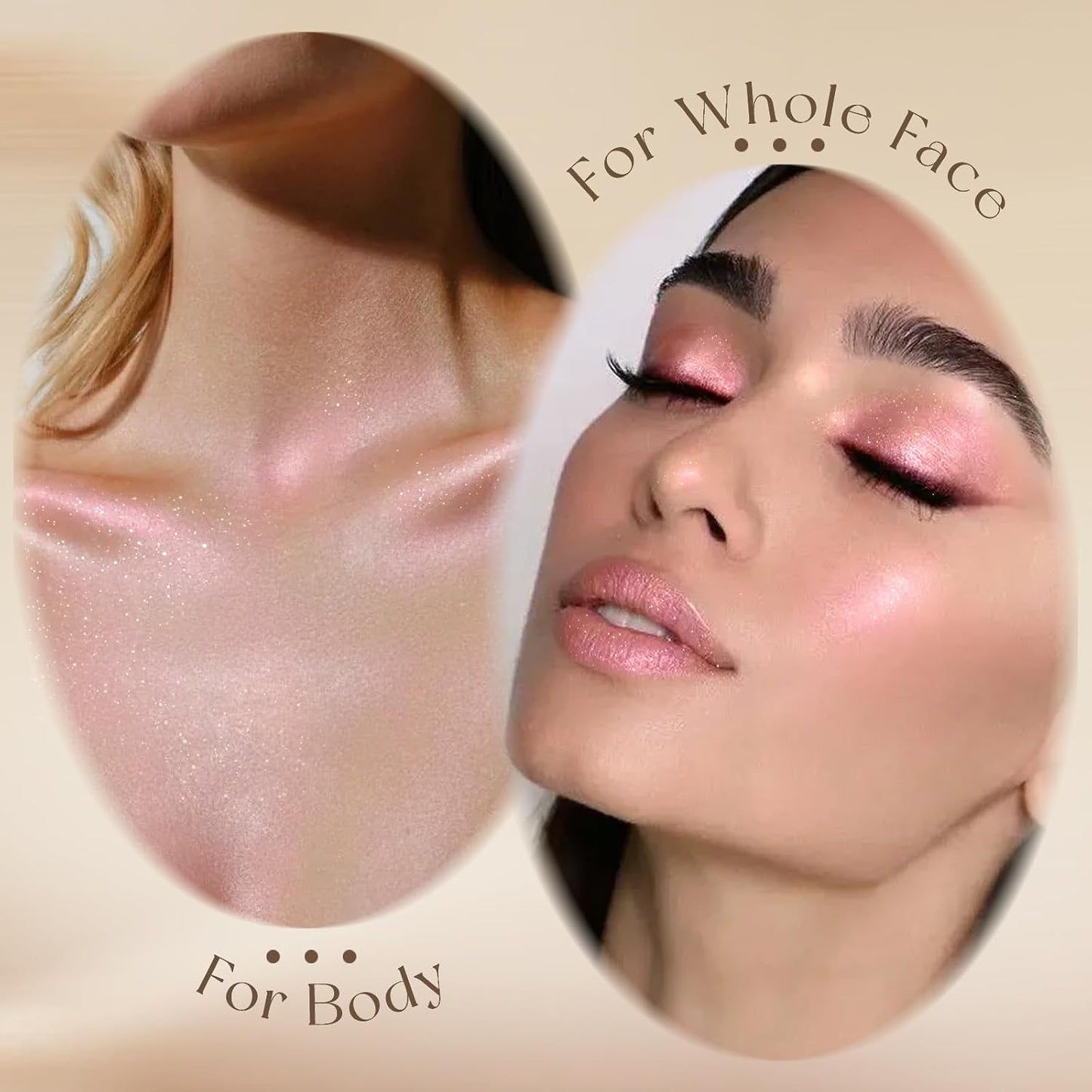 Pink Starlight Glitter Eyeshadow for Eyes & Cheeks