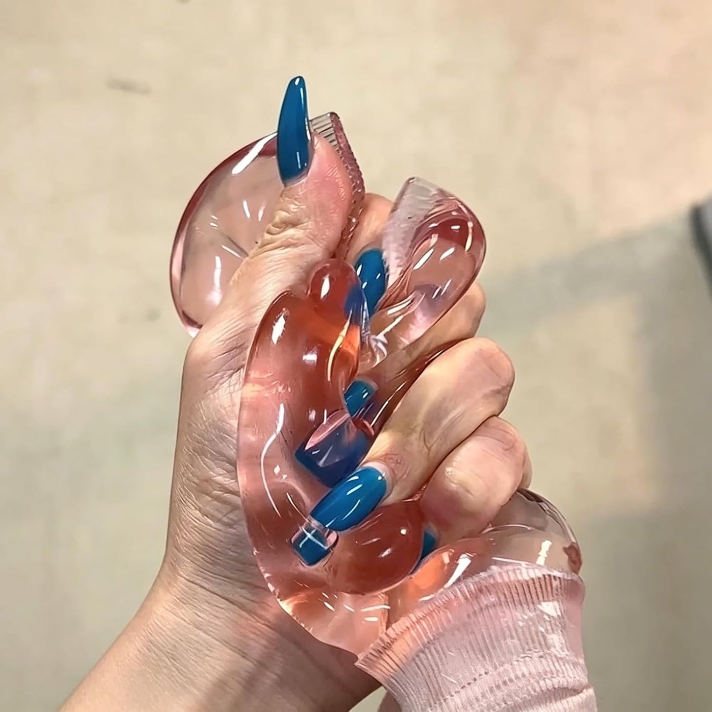 Toothpaste Squishy Transparent Squeeze Tube, Satisfying Paste Feel Sensory & Anxiety Relief
