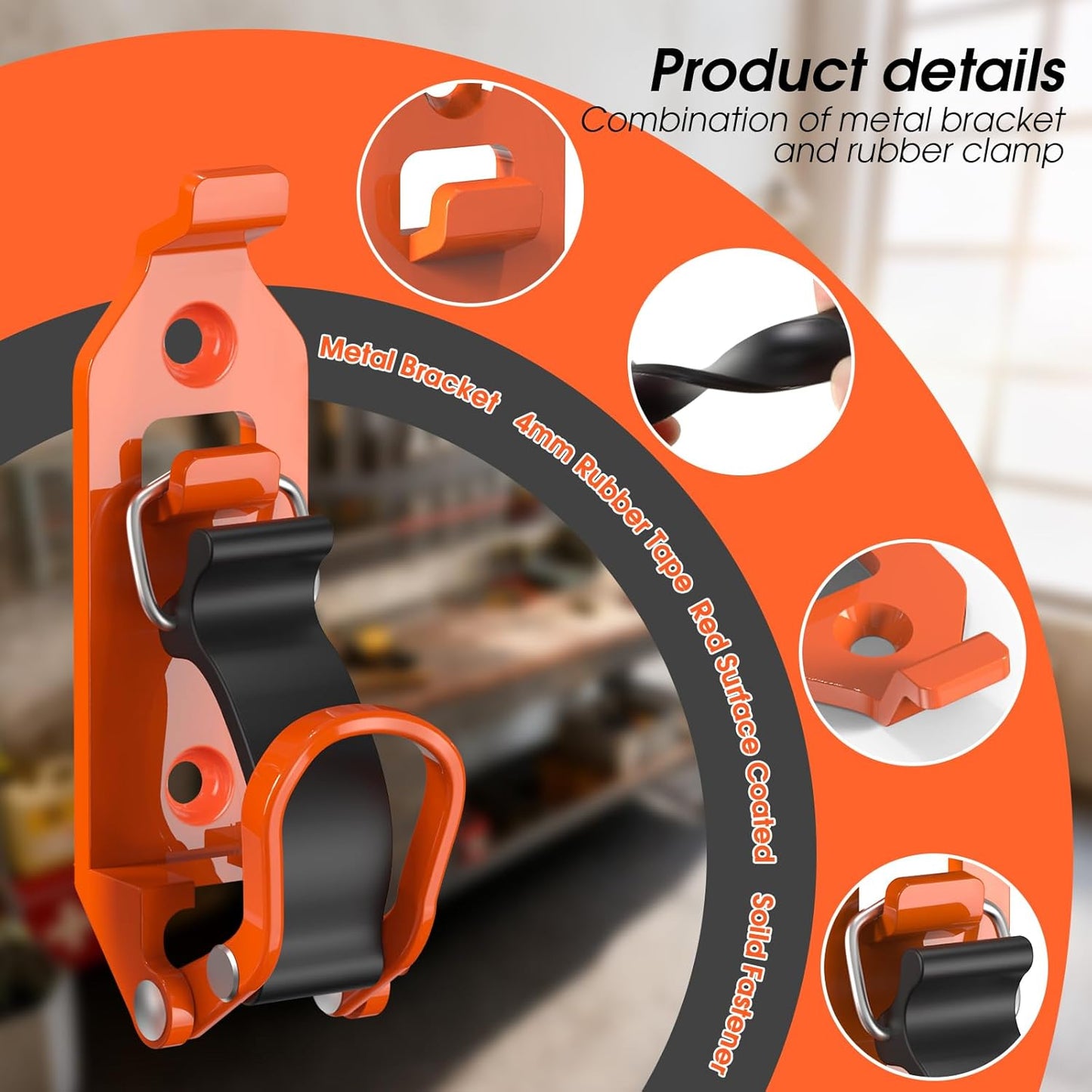 Metal Rubber Shovel Mount for Roof Rack,Truck ,Truck Bed