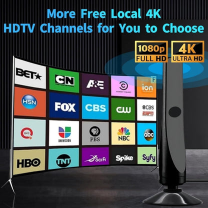 DVBT2 Antenna, Freeview, Universal Indoor Digital TV Antenna, with Strong Signal