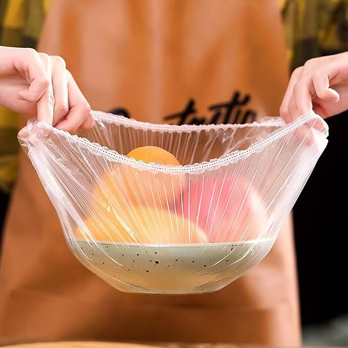 Food-Grade Elastic Bowl Covers—Fresh-Keeping Covers For Storing Leftovers And Picnics