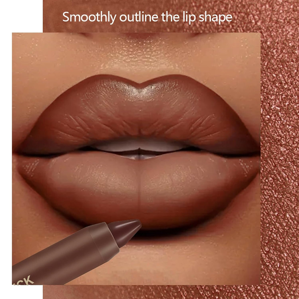 6 Matte Cream Lip Pencil Set - Long-Lasting, Waterproof And Smudge-Proof