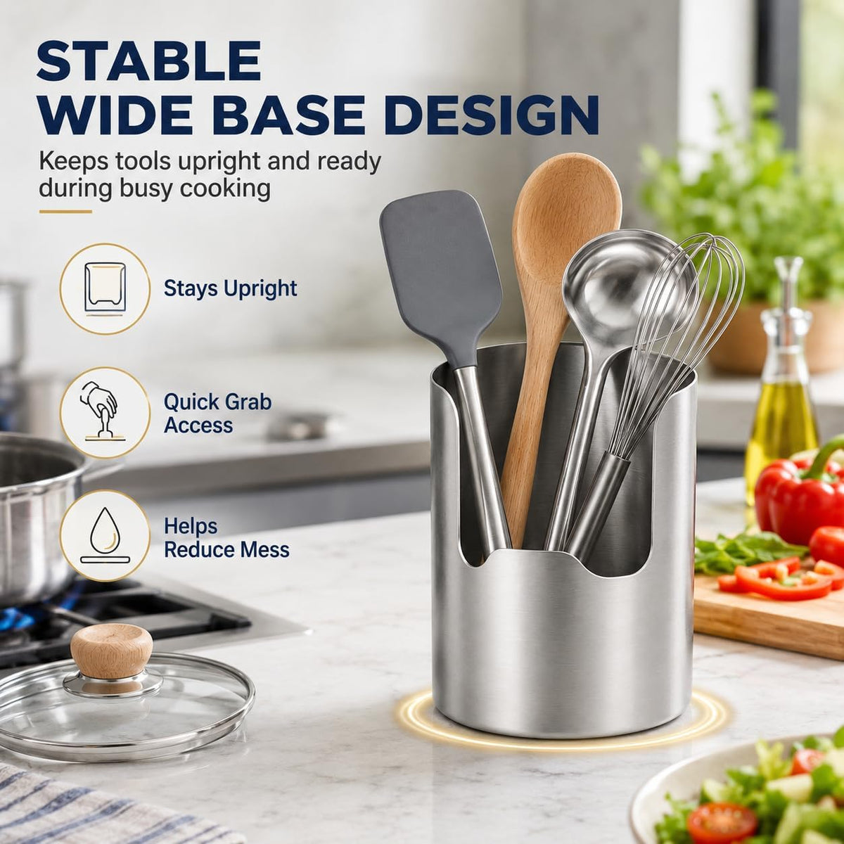 Multi-Functional Kitchen Utensil Holder