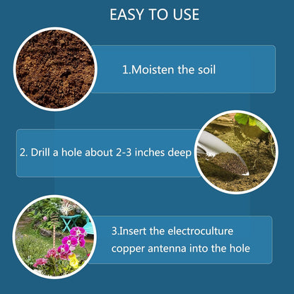 Electro-coil Antenna Plant Support for High-yield Vegetable Cultivation