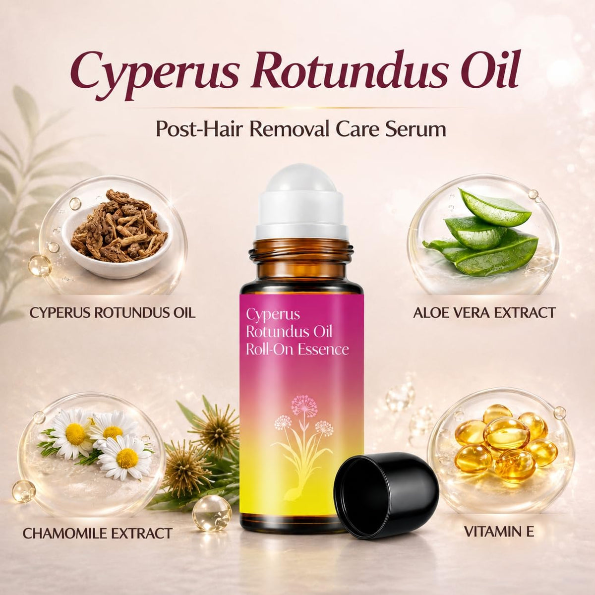 Natural Cyprus CypressRotundus Oil - Soothes Skin &Minimizes Pores-60ml