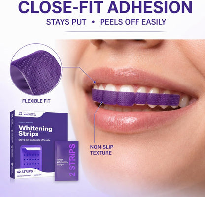 Purple Teeth Whitening Strips