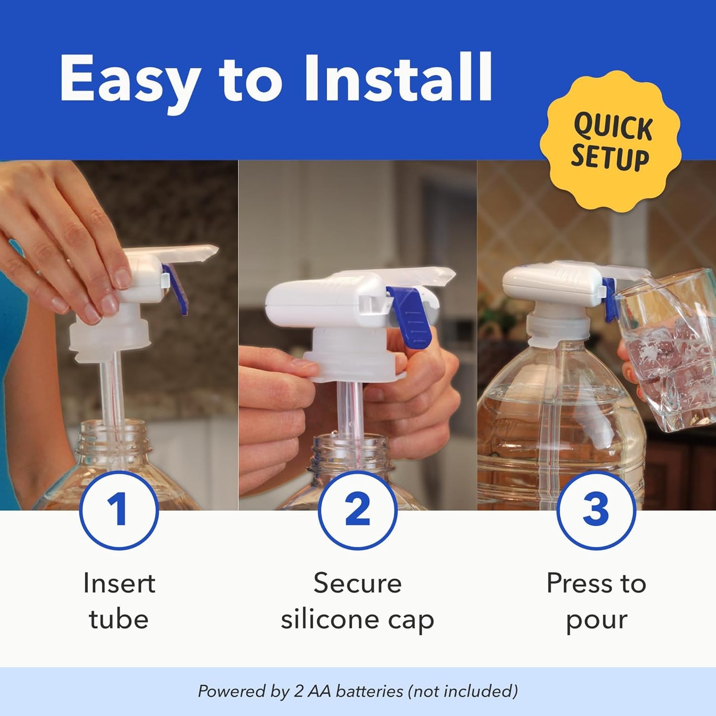 Automatic Drink Dispenser – No-Spill Milk & Beverage Pump for Gallon Jugs