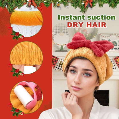 2 PCS Super Absorbent Hair Towel Wrap for Wet Hair