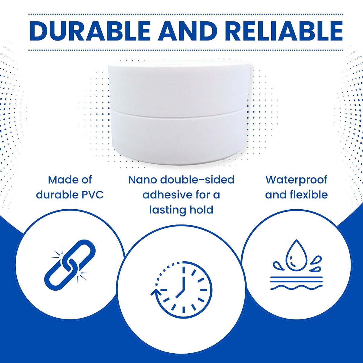 Self Adhesive Waterproof Caulking Tape Peel & Stick Sealant Strip