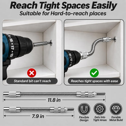 Flexible Drill Bit Extension