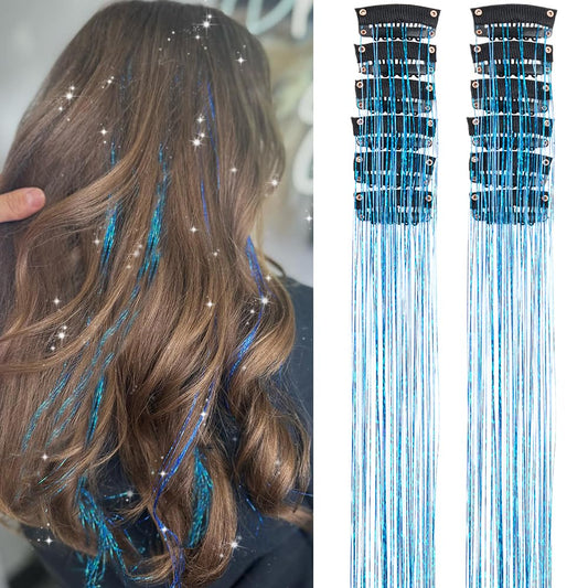 Hair Tinsel Clip in