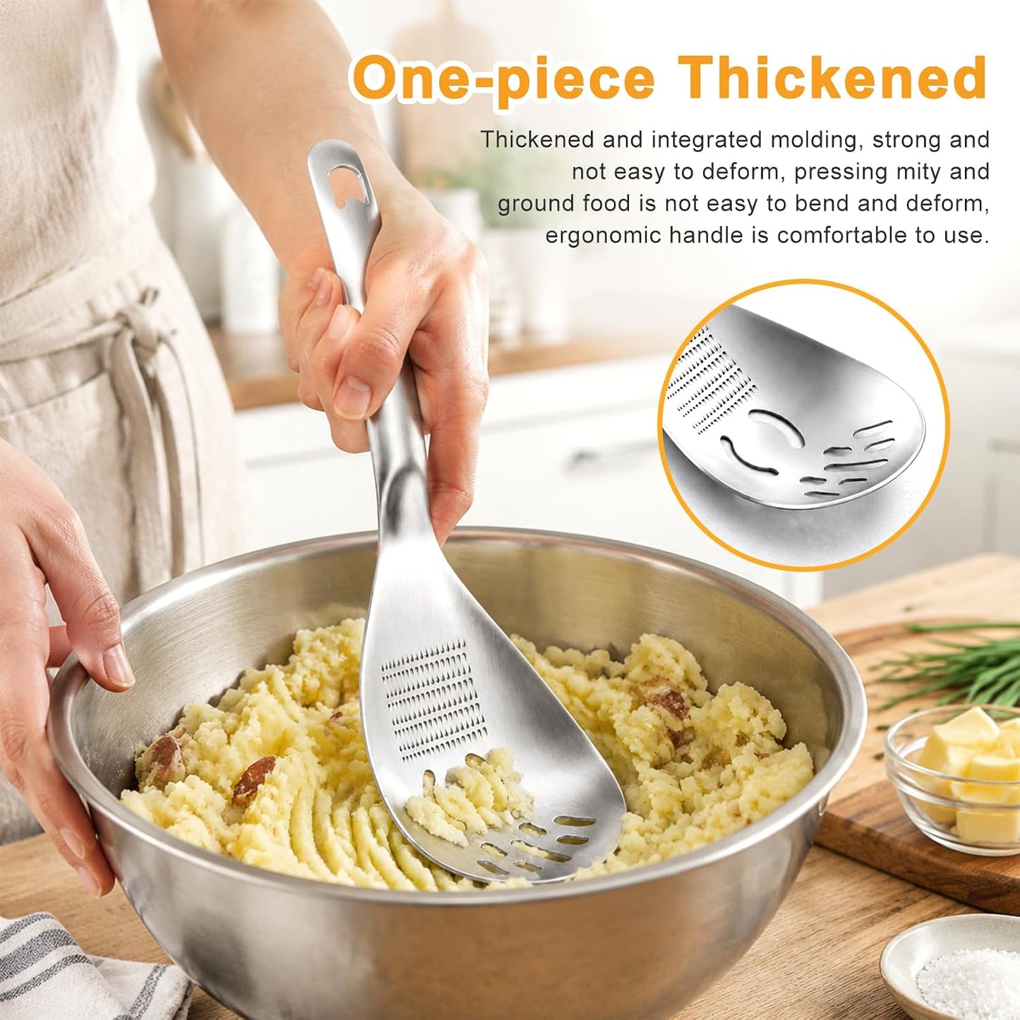 5-in-1 Multifunctional Cooking Spoon-In 304 Stainless Steel Kitchen Tool