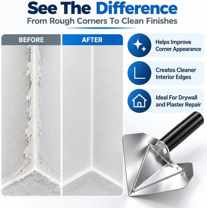 Stainless Steel Internal & External Corner Finishing Trowel